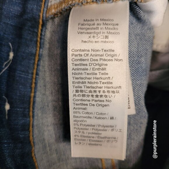 Madewell Jeans 27 Curvy High Rise Skinny Moreaux Wash AA621 Tummy Control - Picture 6 of 13